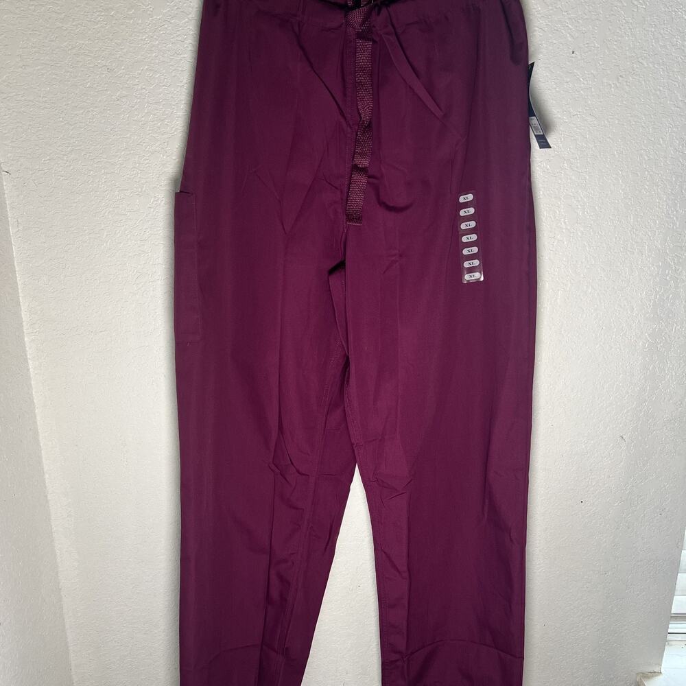 Cherokee Scrubs Women Pants XL Medical Scrubs Workwear Maroon